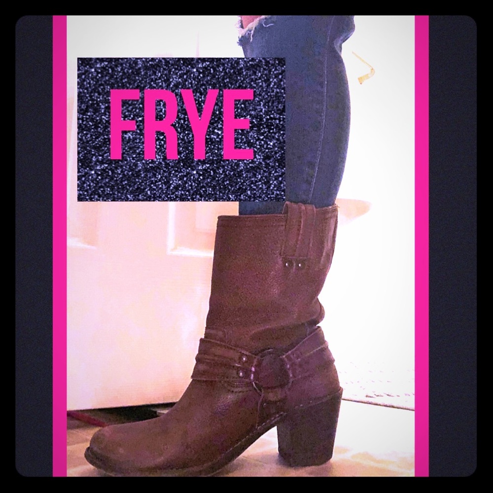 Frye Women’s Carmen Harness Short Boot 8